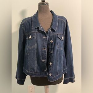 CATHERINES 2X Blue Jean Jacket